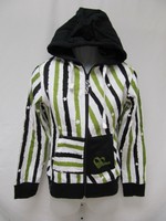 Ride Snowboards Black Green Painted Stripe Full Zip Hoodie Sweatshirt S Ride Snowboards Black Green Painted Stripe Full Zip Hoodie Sweatshirt S