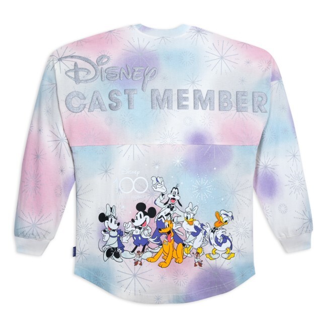 Disney 100 CAST MEMBER Exclusive SPIRIT JERSEY Pastel Tie-Dye L