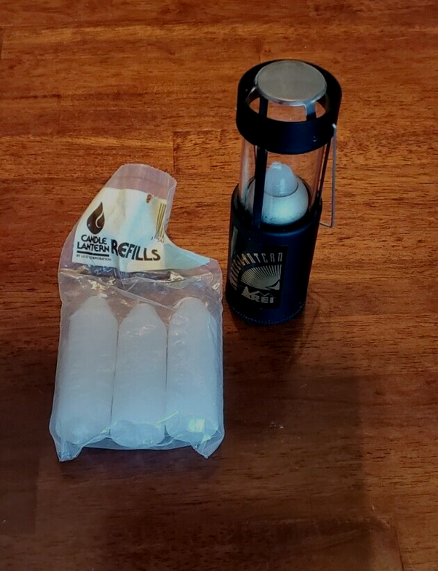 REI Candle Lantern w/4 Candles In Package eBay
