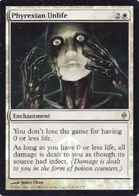 Phyrexian Unlife / Phyrexianisches Unleben  - NEW PHYREXIA -  englisch  (exc)
