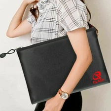 FireProof  Document Bag 13.4x9.4 ,New Upgrade Extra Large Important File Holder