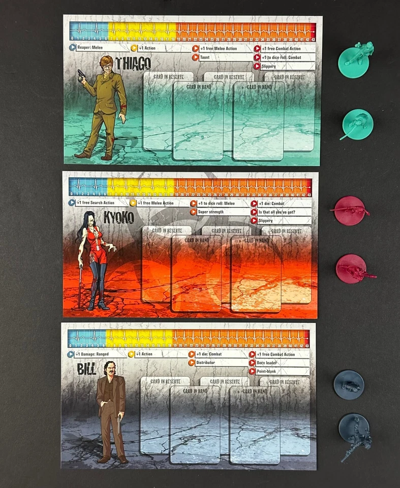 Zombicide Promo Survivors & Zombivors con salpicaderos exclusivo de Kickstarter NUEVO Foto 3 de 4