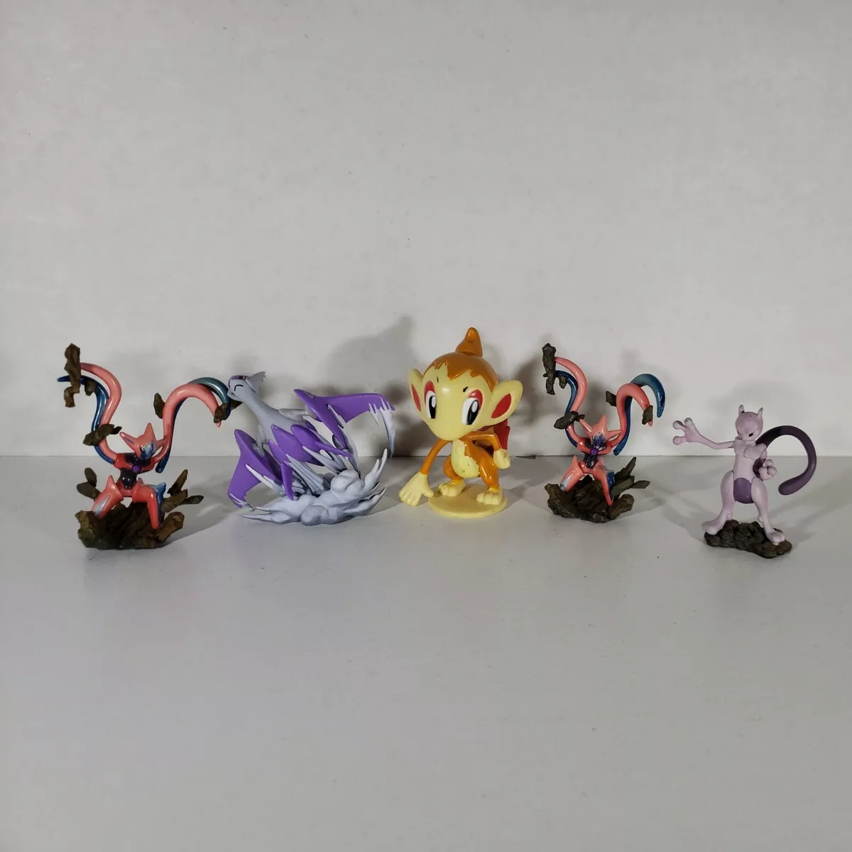 Pokemon Figurine 2 Mini PVC figures 2x Deoxys, Mega Latinos, Mewtwo,  Chimchar