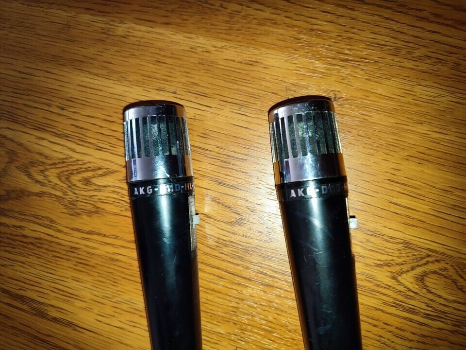 Tested. AKG TWIN microphone D11D HL stereo twin Austria