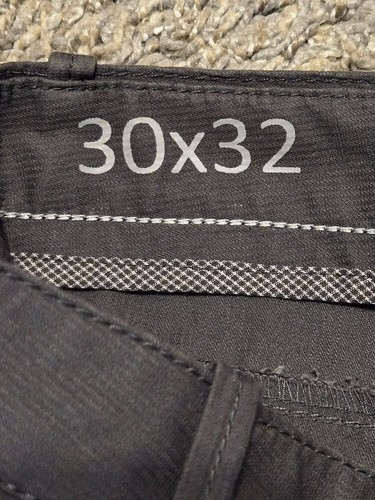 Calvin Klein Men's Gray 100% Cotton Straight Leg Pants Size 30x32 - Picture 6 of 6