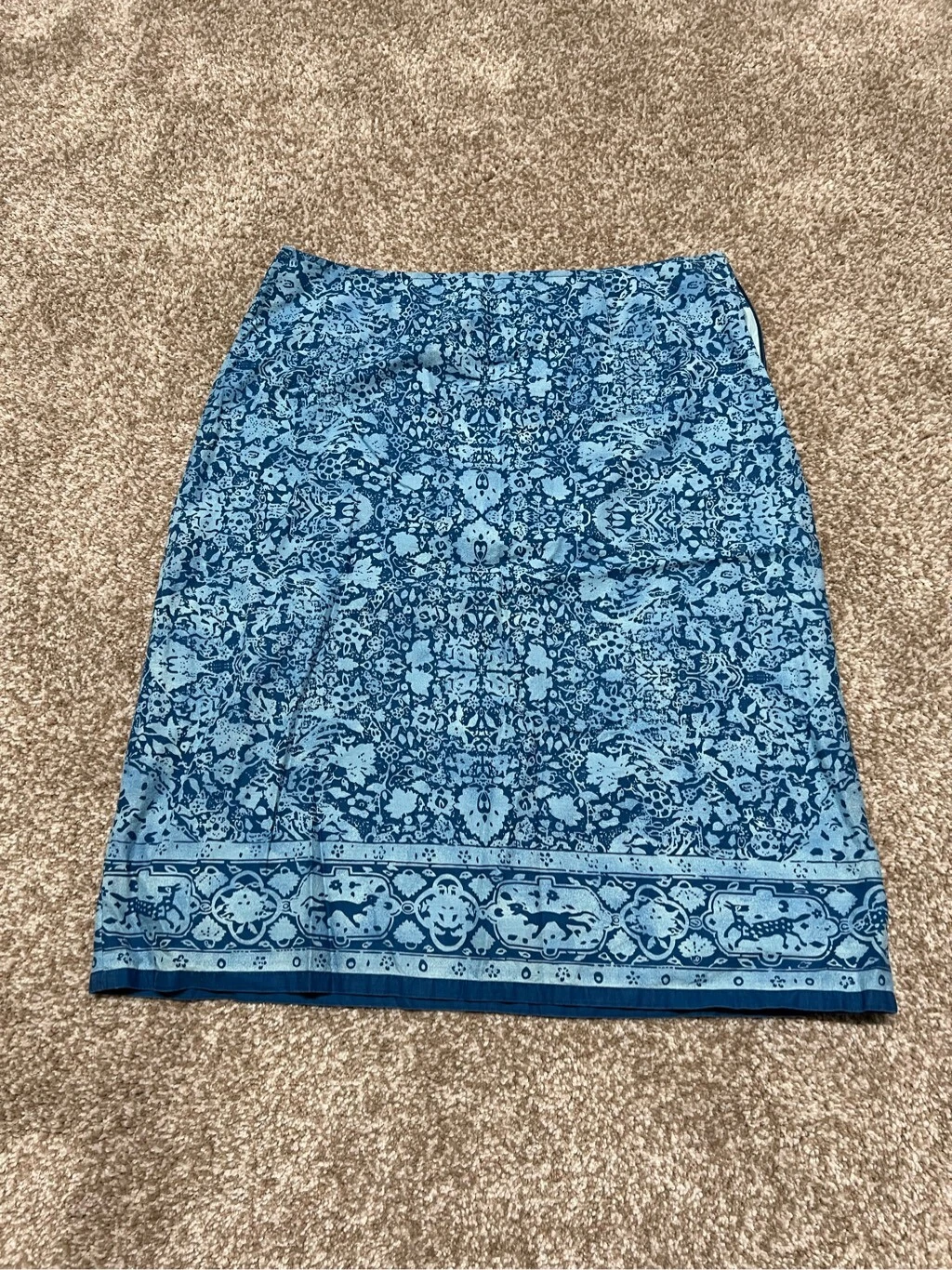 Polo Jeans Co Ralph Lauren women cotton blue skirt size 8