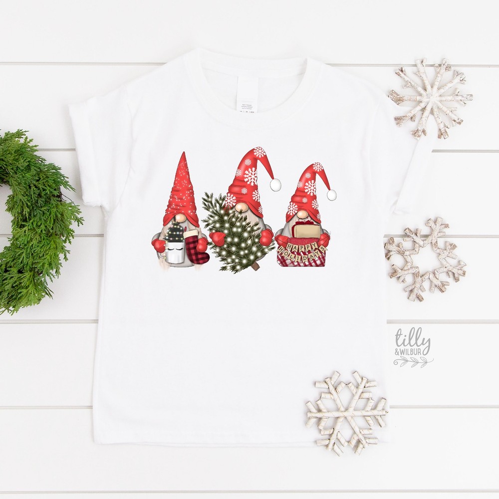 Gnome Family Christmas Matching T-Shirts, Matching Christmas Shirts, Matching