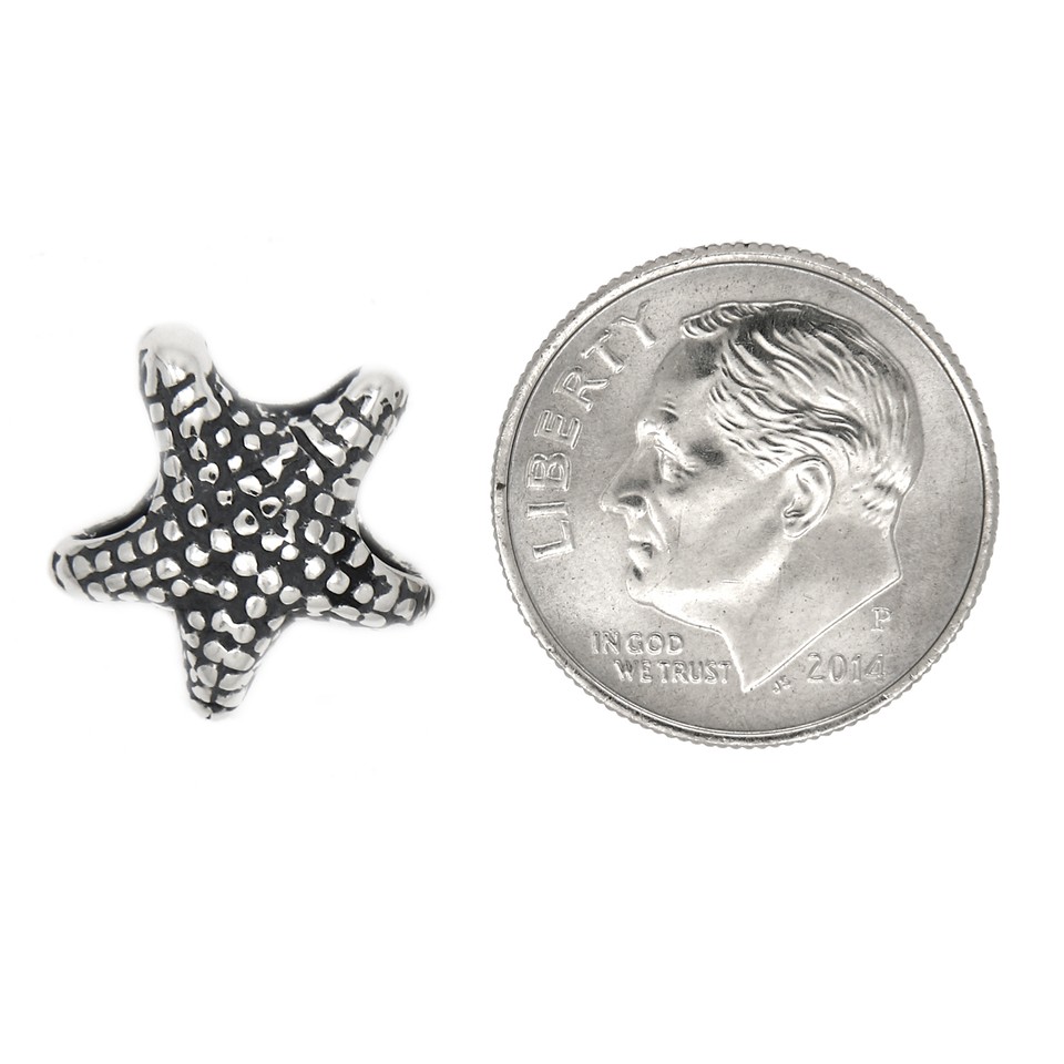 Authentic Sterling Silver Zable Starfish European Bead Charm eBay