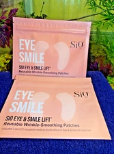 SIO Eye & Smile Lift Reusable Wrinkle Patches x2  & 2 lip sio super liplift free