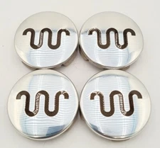 OEM Ford King Ranch 2.5" Chrome Center Cap - SET OF 4 - FL34-1A096-DB