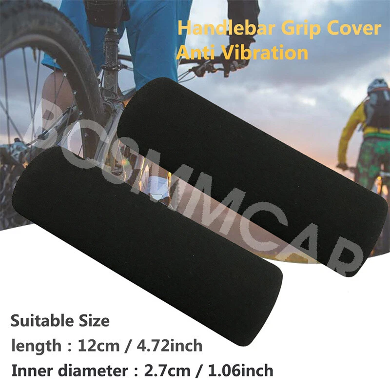 Motorcycle Handlebar Grip Covers Protector Anti Vibration Anti-slip Foam 2Pcs - Изображение 2 из 4