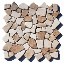 1 Mosaik-Fliesen Matte M-022 - Marmor - Naturstein Lager Stein-mosaik Herne NRW