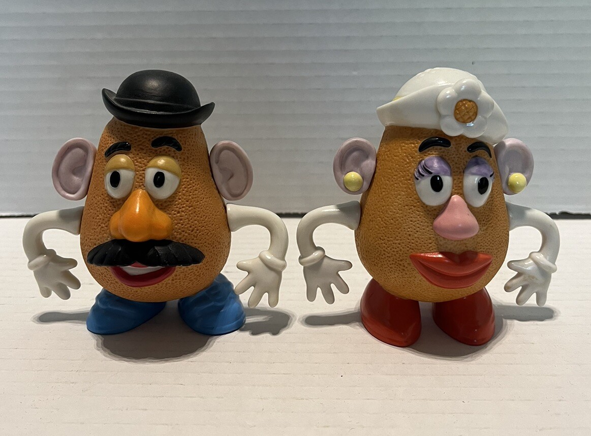 DISNEY Pixar Toy Story Mr & Mrs Potato Head 1999 Hasbro