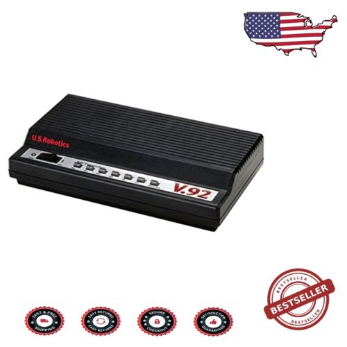 Reliable 56K External Fax Modem with V.92 Tech - Effortless Internet Connection