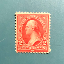 US Stamp 1898-99 2-cent Washington Scott# 279b Used, previously hinged