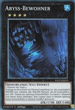 YuGiOh Abyss-Bewohner (V.6) RA02-DE033 Collectors Rare Deutsch Neu 1st