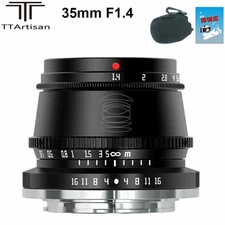 TTArtisan 35mm F1.4 APS-C Manual Lens for Sony E Mount 5R 5T 3N A6500 5K Camera