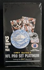 (1) 1991 NFL Pro Set Platinum Football Series 1 Factory Sealed Box From New Case