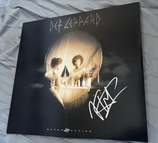 Joe Elliott Signed Vinyl Album Retroactive Def Leppard With Proof