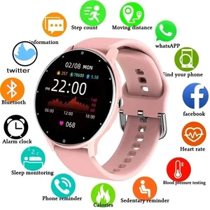 Bluetooth Call Smart Watch IP67 Fréquence cardiaque Sang Oxygène Fitness Femmes