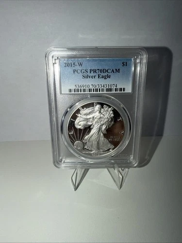 2015-W American Silver Eagle PR70 DCAM PCGS Blue Label