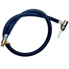 23.6 Inch Tire Inflator Hose Adapter Locking Air Chuck Quick Connect Extend Moto