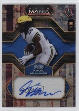 2024 Wild Card Mania American Football Hex 1/10 Kalel Mullings Auto 14lt