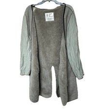 London Fog Removable Inner Coat Lining Fleece Tan Made In USA