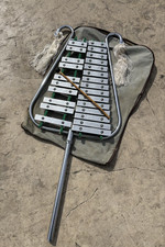 Marching Glockenspiel Jenco A440 25 Bar 2 Octave Vertical Bell Lyre Lyra