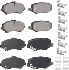Front Rear Ceramic Disc Brake Pads Set For Jeep Wrangler 2007-2017 Wrangler ... Front Rear Ceramic Disc Brake Pads Set For Jeep Wrangler 2007-2017 Wrangler ...