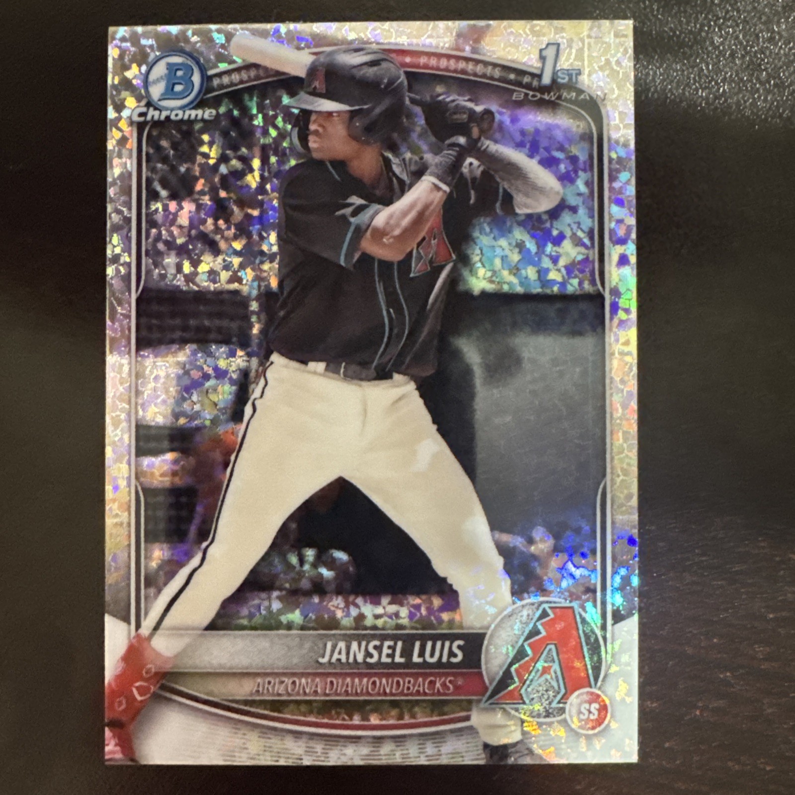 2025 Bowman #BCP-84 Jansel Luis 1st Chrome Prospects Mini Diamond Refractor