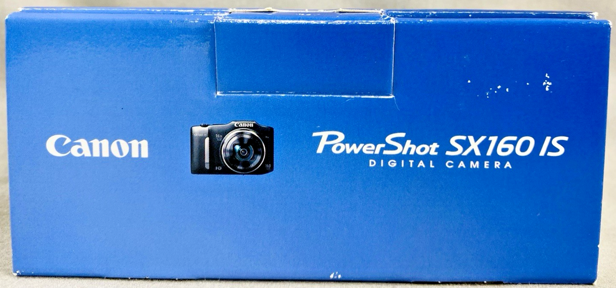 Canon PowerShot SX160 IS Black 16 MP Digital Camera 16x Optical