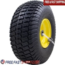 15x6.00-6 Tire and Wheel Assembly, Replacement Riding Lawn Mower Front Tire