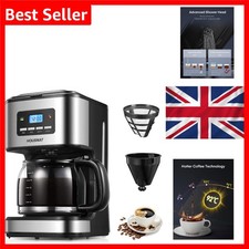 Filter Coffee Machine Programmable Drip 1.8L Black Fully Automatic