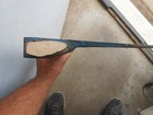 NICE BRANDED HEWING AXE-NOT SURE OF MAKER HEART OVER TRIANGLE STAMP-WITH HANDLE — photo 9
