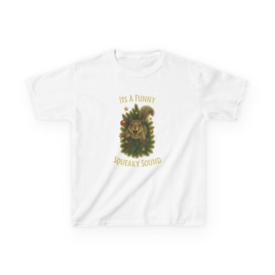 Funny Squeaky Squirrel Kids Tee | Cute Woodland Animal Shirt