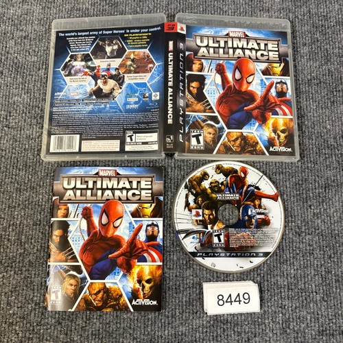 Marvel Ultimate Alliance Playstation 3 Complete w/ Manual CIB VGC