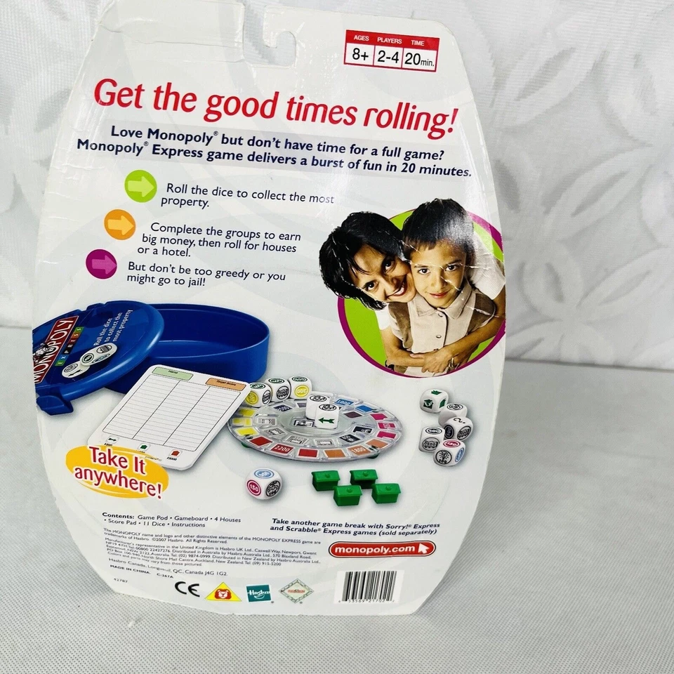 Parker Brothers Monopoly Express 2007 Travel Board Game - Image 4 of 4