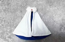 1/12 Custom Wired Cape Cloak For 6'' ML White Queen Action Figure (No Figure)~