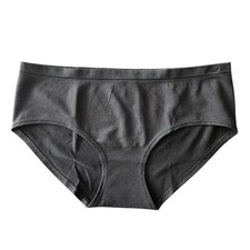 VICTORIA'S SECRET PINK Seamless Hipster Hiphugger Panty S Black Ribbed VS NWT
