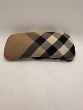 Burberry Classic Nova Check Plaid Hard Clamshell Sunglass Eyeglass Glasses Case