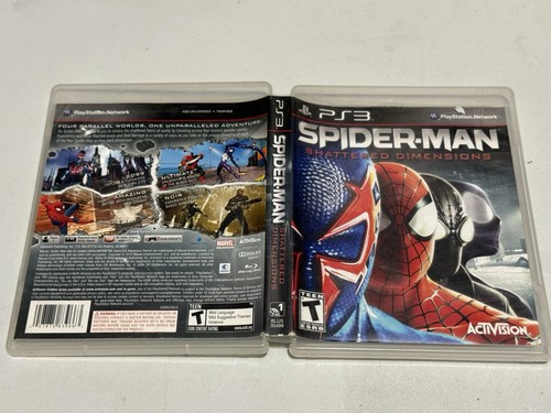 Spider-man Shattered Dimensions PS3 Case  ONLY (no game, insert, No Manual