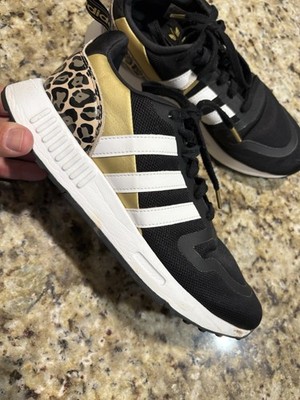 adidas Wmns Multix 'Black Leopard' sneakers, Size 9