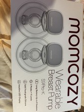 Momcozy S12 9-Levels Double Wearable Breast Pump - White