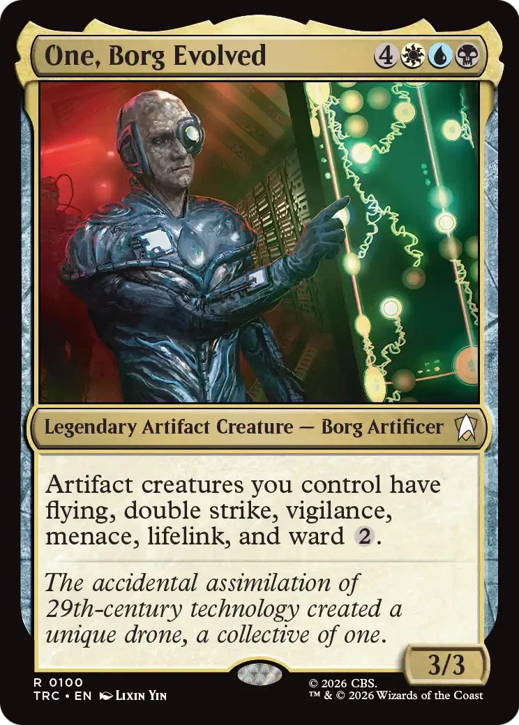 [Pre-Order] MTG One, Borg Evolved TRC English No.100 image 1