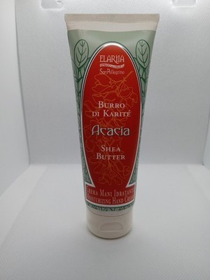 NEW Elariia Burro Di Karite Shea Butter Hand Cream 4.2 fl oz Intense Moisture 