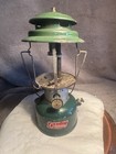 Vintage Coleman Model 220F Dual Mantle Camping Lantern date Mark 12M  No Globe — photo 4