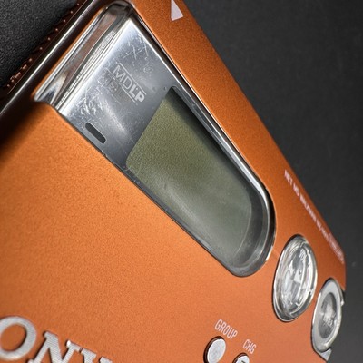 SONY MZ-N910 ポータブルMDレコーダー　オレンジ　ソニー Sony MZ-N910 MD WALKMAN Orange Fully Tested Working | eBay