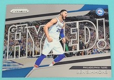 2018-19 Panini Prizm Get Hyped! #9 Ben Simmons 76ers BASKETBALL Card L3