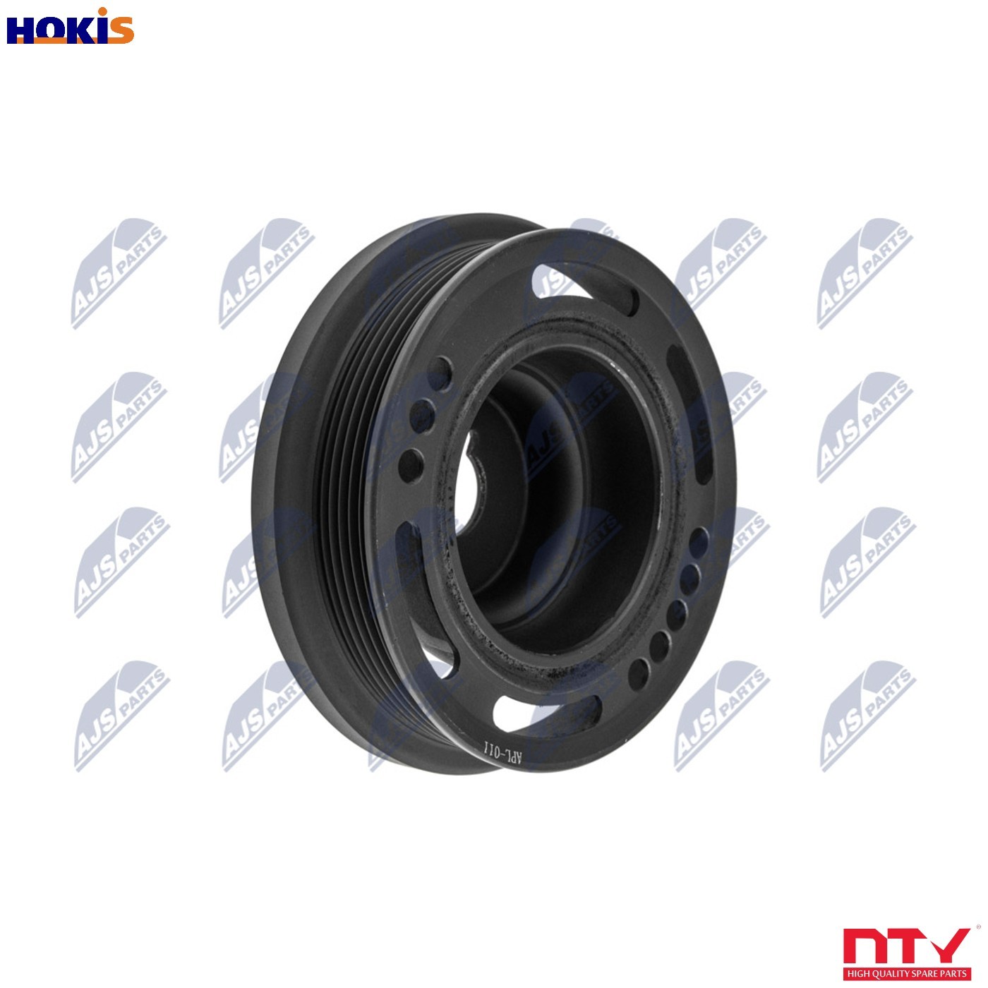 NTY Crankshaft Pulley RKP-PL-011 5-Groove 6PK 158mm 26mm For Chevrolet Opel Saab - Image 13
